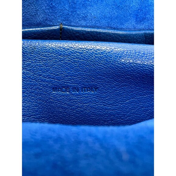 Christian Dior CD J'ADIOR Blue Flap Leather Shoulder Bag - Picture 10 of 16